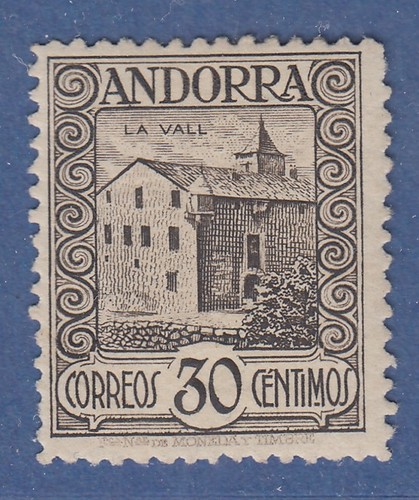 Andorra 1929 freimarke c - freimarke, 30