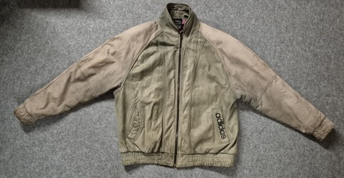 Vintage adidas leather jacket - vintage,