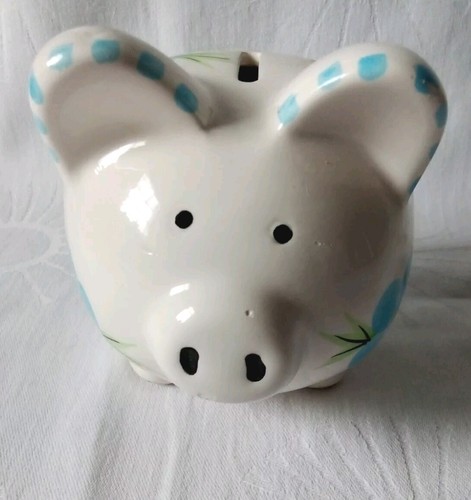 Sparschwein aus porzellan - sparschwein,