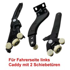 Rollenführung Set für Schiebetür links (Fahrerseite) für VW Caddy III (2K) 