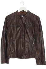CHEVIREX Kunstlederjacke Damen Jacke Gr. DE 42 braun Casual-Look