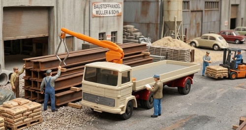 Wiking mercedes 1317 - mb,