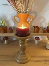 Handgemachte Rustic-Kerze mit Teelichteinsatz