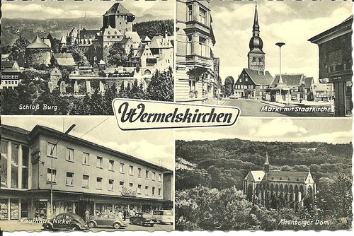 Wermelskirchen schloss - ak,