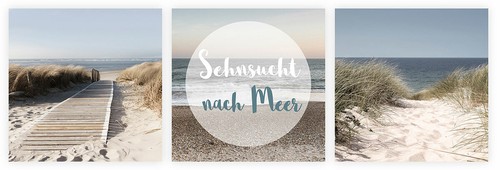 3er set wandbild - set,