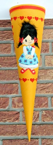 Schultüte zuckertüte 70er - zuckertüte,
