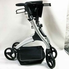 VOCIC Rollator faltbar und leicht mit Sitz Aluminium Rollator leicht klappbar Ro