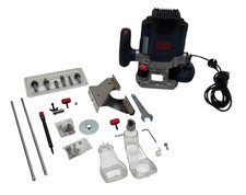 Güde Oberfräse OF 1200 E, 1200 W Hubhöhe:55 mm 2Säulen Führung 7fach einstellbar