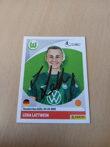 Panini sticker signiert lena - panini,