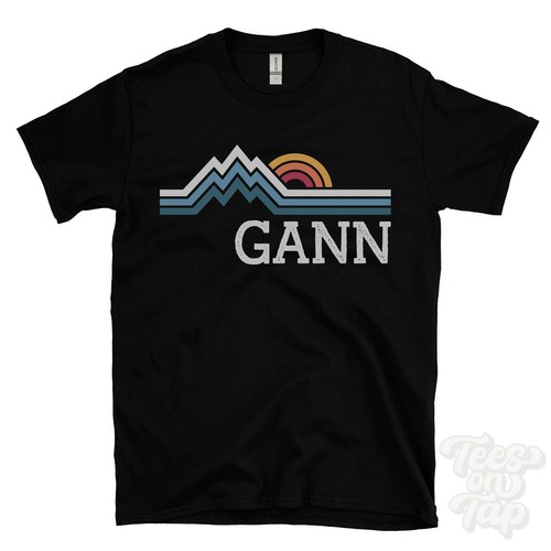 Gann shirt retro logo - gann, t-shirt