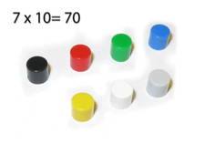 70 x Kappe / Knopf für