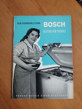 Bedienanleitung Bosch Gefriertruhe 1959? Sammler Dachbodenfund