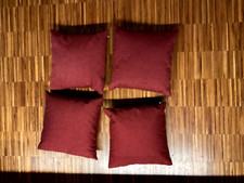 2 Stück Sofa Kissen bordeaux