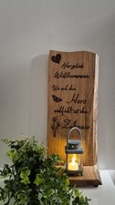 Holzstele Eiche – Türdeko