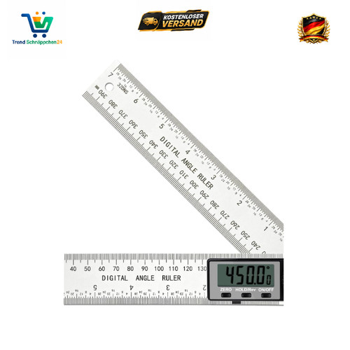 Digital winkelmesser 200mm - digital, lcd