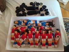 Konvolut Tischkicker Ersatzteile Rod Tischfußballspieler Vintage aus den 80ern