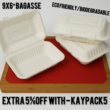 500 x 9x6" Bagasse