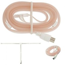 UKW / FM Dipol - Wurfantenne, Zimmerantenne, Koax - DVB-T - Radio - 75 Ohm
