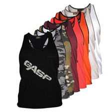 GASP Vintage T-Back Tank Top Achselshirt Fitness Bodybuilding Gym Wear 