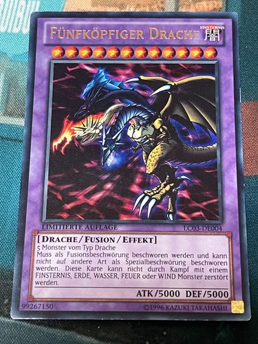 Fünfköpfiger drache - fünfköpfiger,