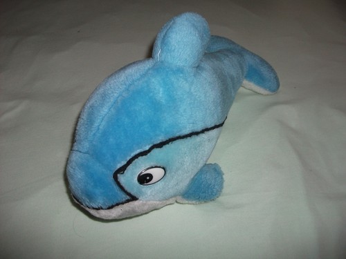 Plüsch delphin blau - plüsch,