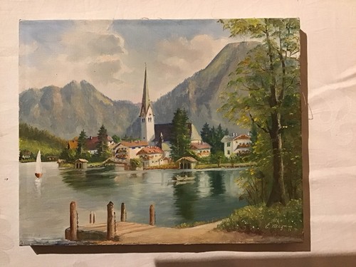 Hübsches kleines ölgemälde - hübsches,