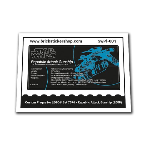 Custom sticker plaque for - custom,