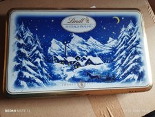 Blechdose  Lindt 23x14 cm  Weihnachten Winter 