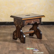 Voglauer Hocker Braun Antik