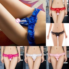 Damen Slips G-String Tanga Unterhose Unterwäsche Atmungsaktiv Badehose