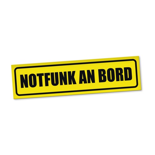 Notfunk bord magnetschild - an,
