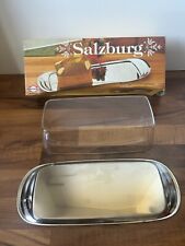 Königskuchenplatte mit Haube Serviertablett ca.33x14cm Kuchenplatte gebraucht