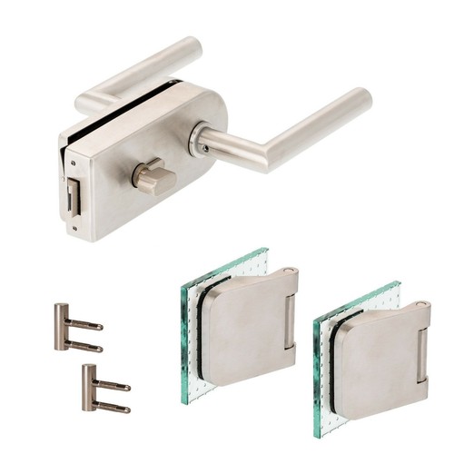 Glastürbeschlag set - set, d