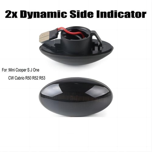 Schwarze seitenblinker für - ,