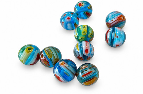 Millefiori glasperlen set - millefiori,