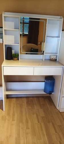 Poco schminktisch weiß - weiß, holz