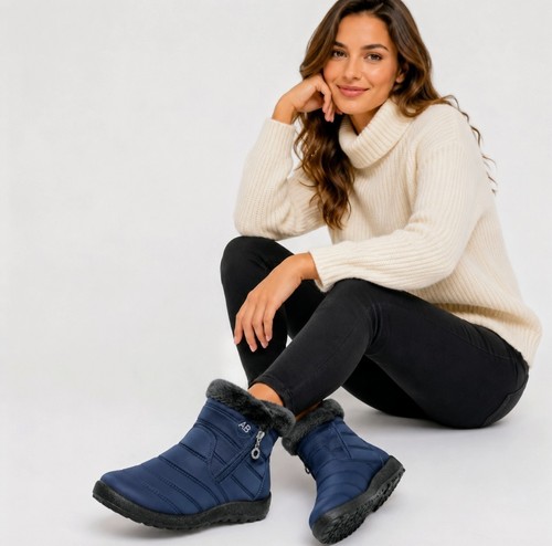 Damen winterstiefel gefüttert - damen,