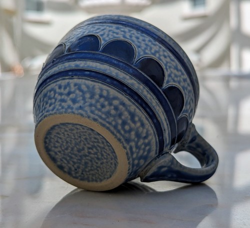 Rustikale steingut tasse blau - rustikale,
