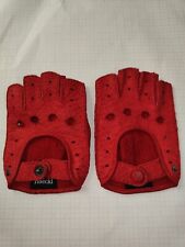 Roeckl Peccary Auto Fahrer Handschuhe Gr 7,5 Damen Herren Leder Luxus 01