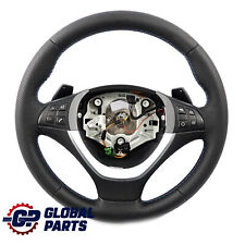 BMW X5 E70 LCI X6 E71 NEU Schwarzes Leder Sport lenkrad Schalt wippen