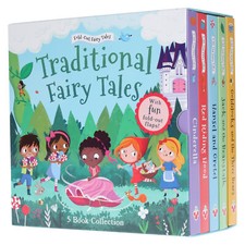 Traditional Fold-Out Fairy Tales Collection  5 Books Box Set - Ages 3-6 - BB