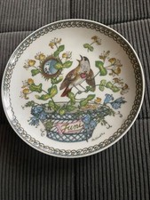 hutschenreuter porzellan teller, nachtigall von ole winkler, wie neu