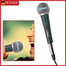 Vocal Mikrofon Dynamisches Handmikrofon mit 6,35/6,5mm Klinke Universal 3M Kabel