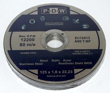 20 Trennscheiben Ø 125 x 1 mm