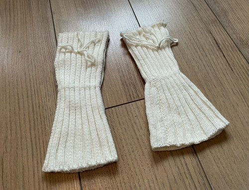 Weiße handgelenk stulpen - h&m,