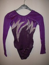 Milano Turnanzug, langarm, lila, 34, 164-176, ASM