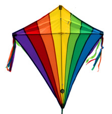 Kinderdrachen Eddy Rainbow 75