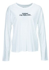 Frogbox Langarmshirt weiß mit