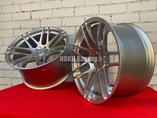 4X 19" HAXER HX020 5X120 Concave CSL SILBER Felgen für BMW E38 E39 E60 E65 E63