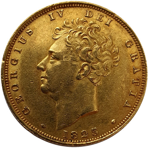 1825 georg iiii - 1825, nackter